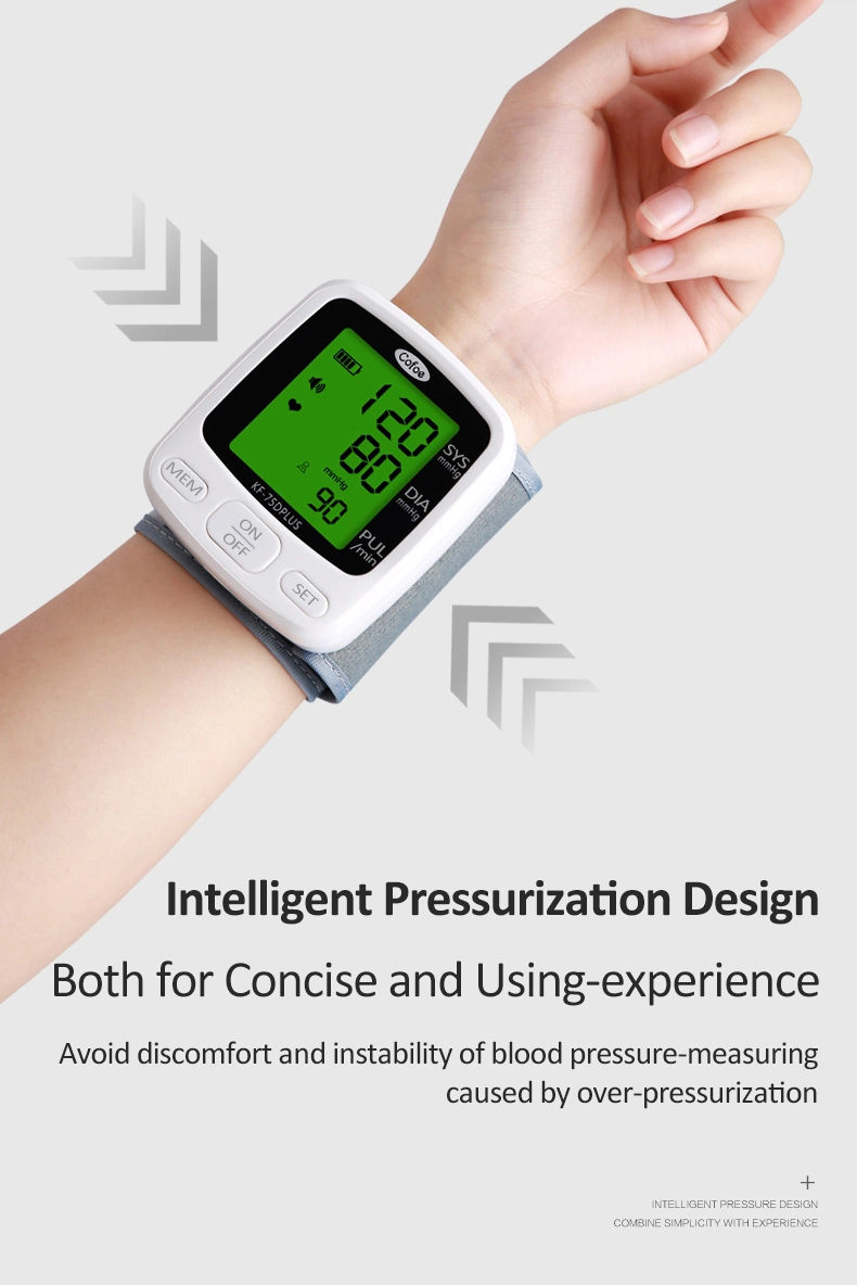 Portable Wrist Type Blood Pressure Monitor