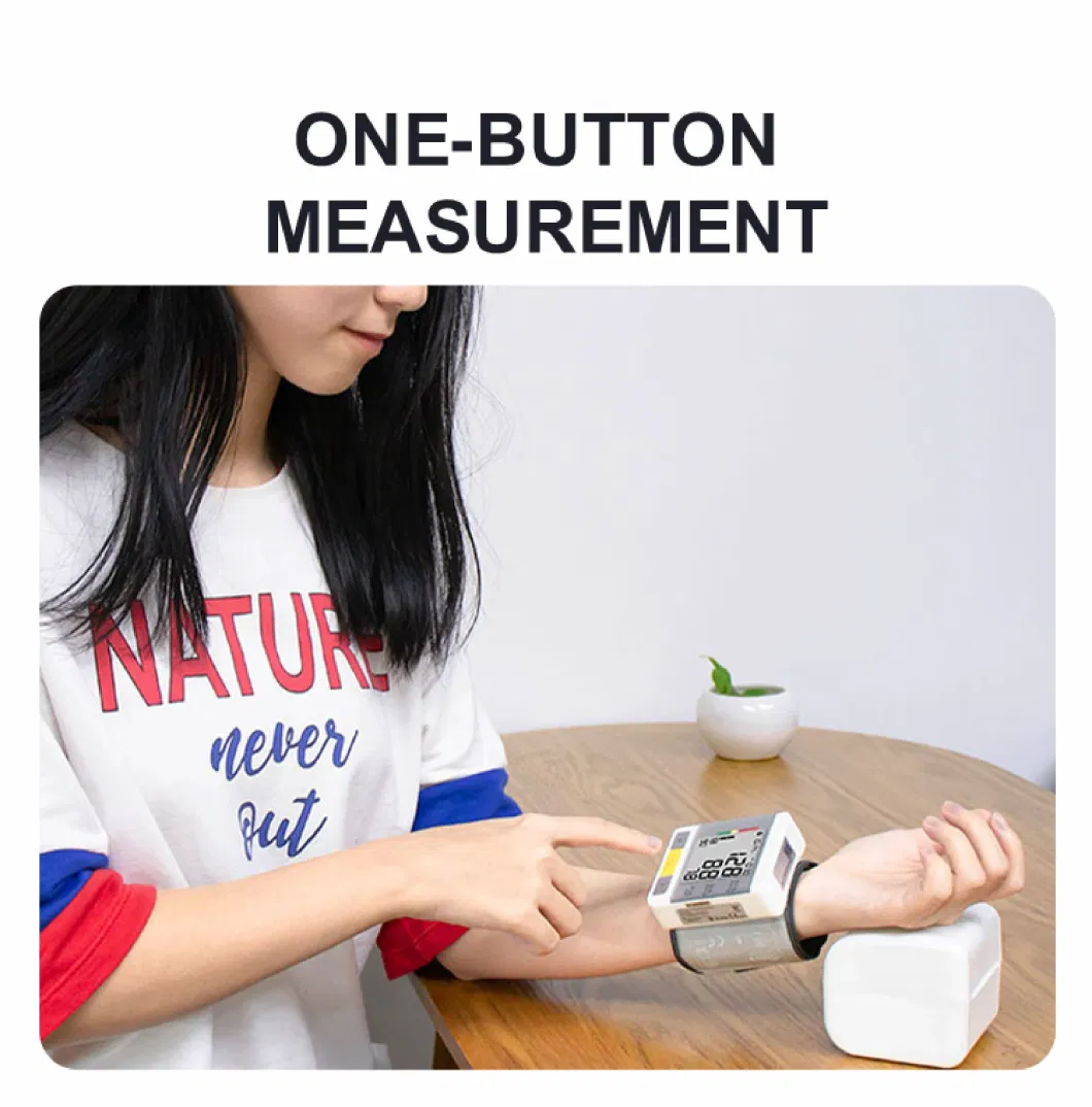 Buy Best Price Automatic Wrist Sphygmomanometer Electronic High Blood Pressure Machine Wrist Portable Blood Pressure Monitor