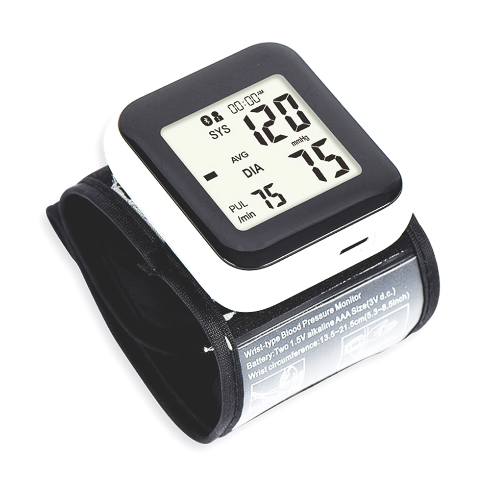 Portable Automatic Blood Pressure Monitor for Home Use, with Adjustable Blood Pressure Wrist Cuff