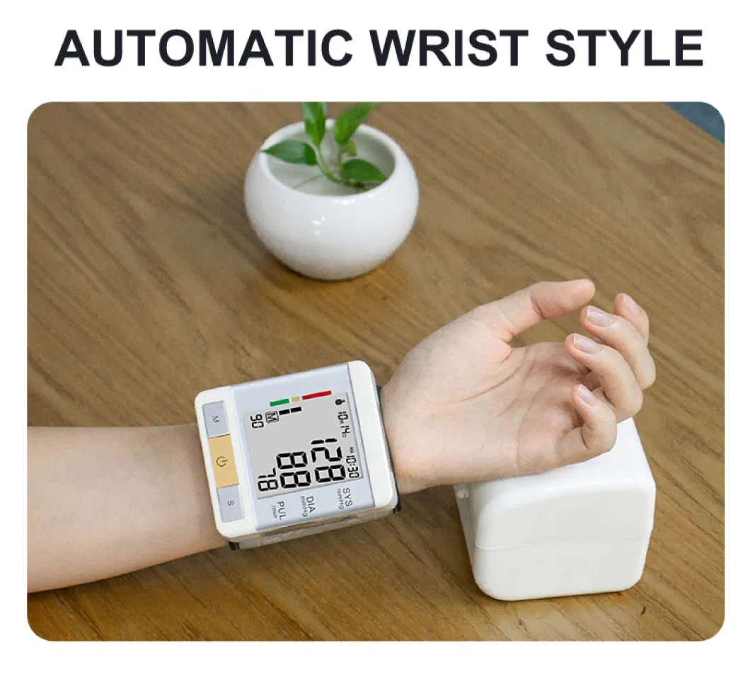 Buy Best Price Automatic Wrist Sphygmomanometer Electronic High Blood Pressure Machine Wrist Portable Blood Pressure Monitor