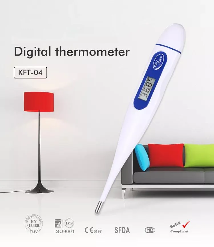 Popular Cheap Price Oral Underarm Armpit Rectal Test Baby Child Kid Adult Fever Clinical Basal Hardtip Rigid Digital Thermometer