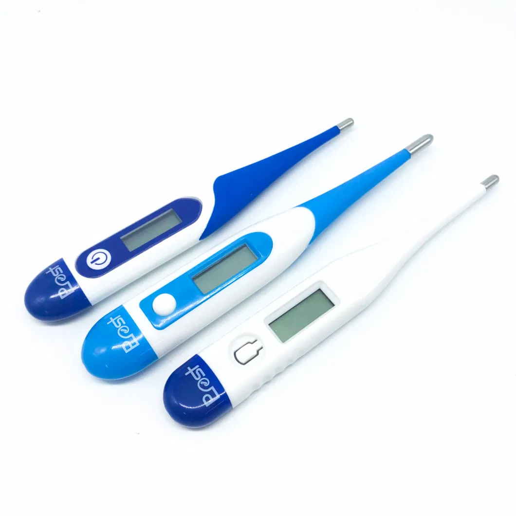 Ce FDA Approved Medical Waterproof Flexible Digital Thermometer with Sensor
