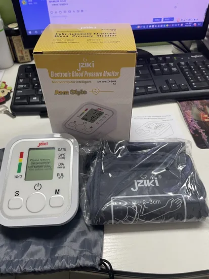 Electronic Sphygmomanometer Portable Arm Blood Pressure Pulse Monitor 