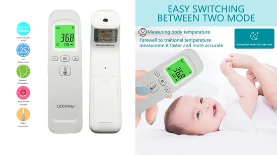 High Sensitivity Electric Electronic Clinical Infrared Forehead Thermometer Thermometer Digital Forehead Thermometer 