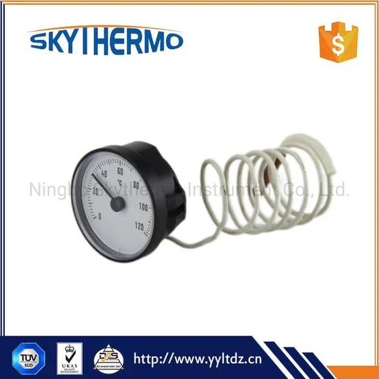 High Accuracy Industrial Usage Dial Capillary Thermometer Flexible Plastic 0