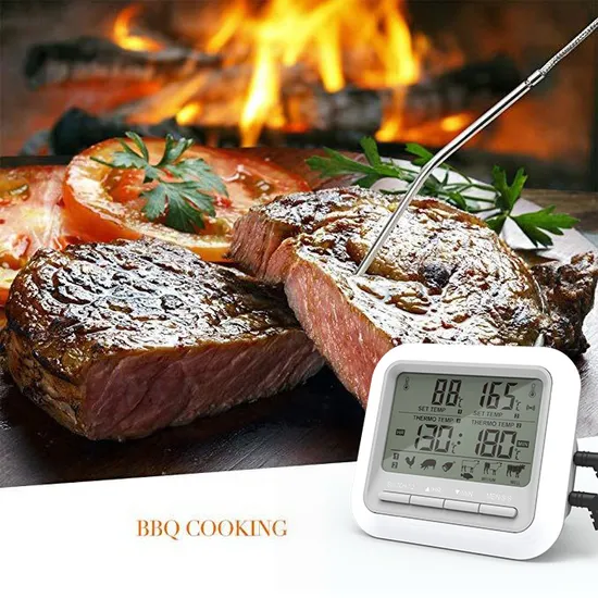 Wholesale Amazon Hot Digital Blue Backlight Accuracy Household Meat for Cooking Thermometer 