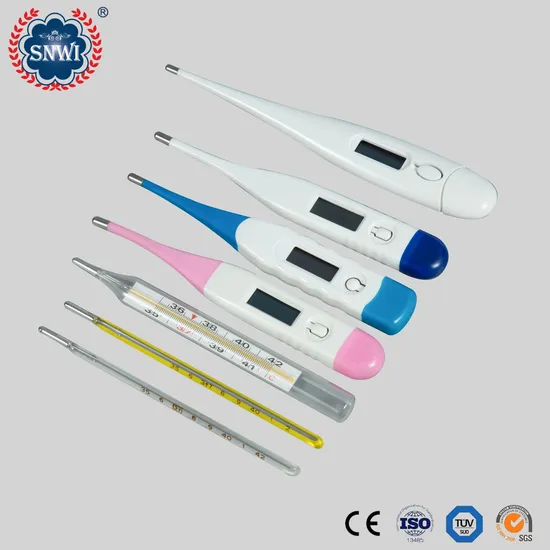 High Quality Medical LCD Clear Display Clinical Flexible Waterproof Electronic Digital Thermometer 