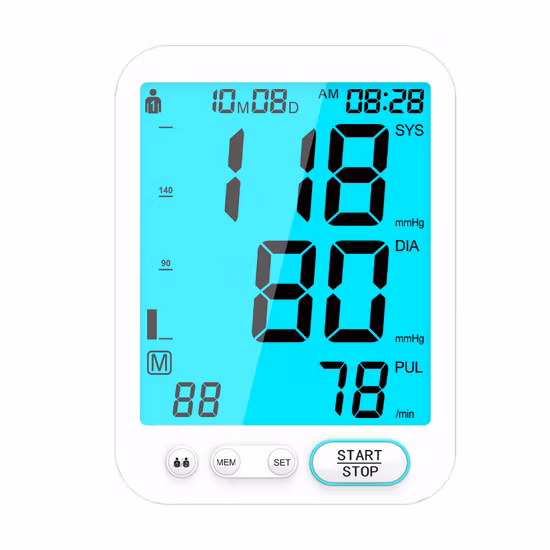 Manufacturer CE&FDA Cheap Price Arm Type Adjustable Cuff Bluetooth Digital Voice Broadcast Sphygmomanometer Blood Pressure Monitor