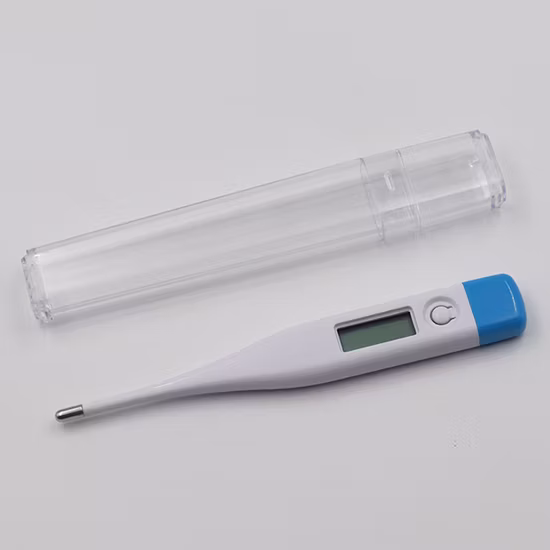 Home Hospital Use Rigid Tip Office Hospital Supermarket Waterproof LCD Medical Digital Probe Electronic Clinical Digital Thermometer for Baby and Adult with CE